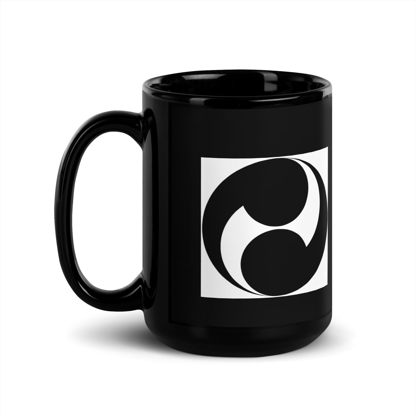 Black Glossy Mug