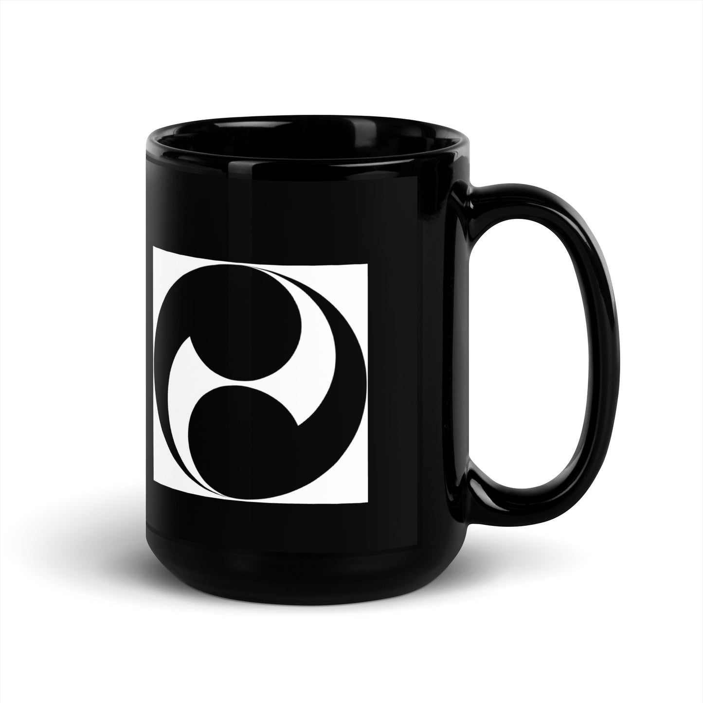 Black Glossy Mug